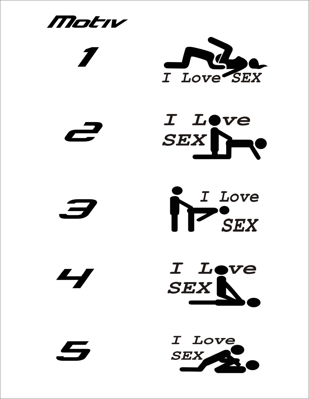 I Love Sex Aufkleber Sticker Sex Sticker Sushi Aufkleber No1 Ebay 